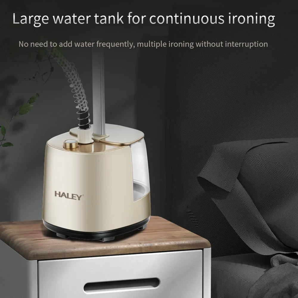 Aparat de Călcat Vertical cu Abur HALEY HY-515, 2000W – Rezervor 2.5L, Abur 50 min, Temperatura 95°C, Suport Umeraș