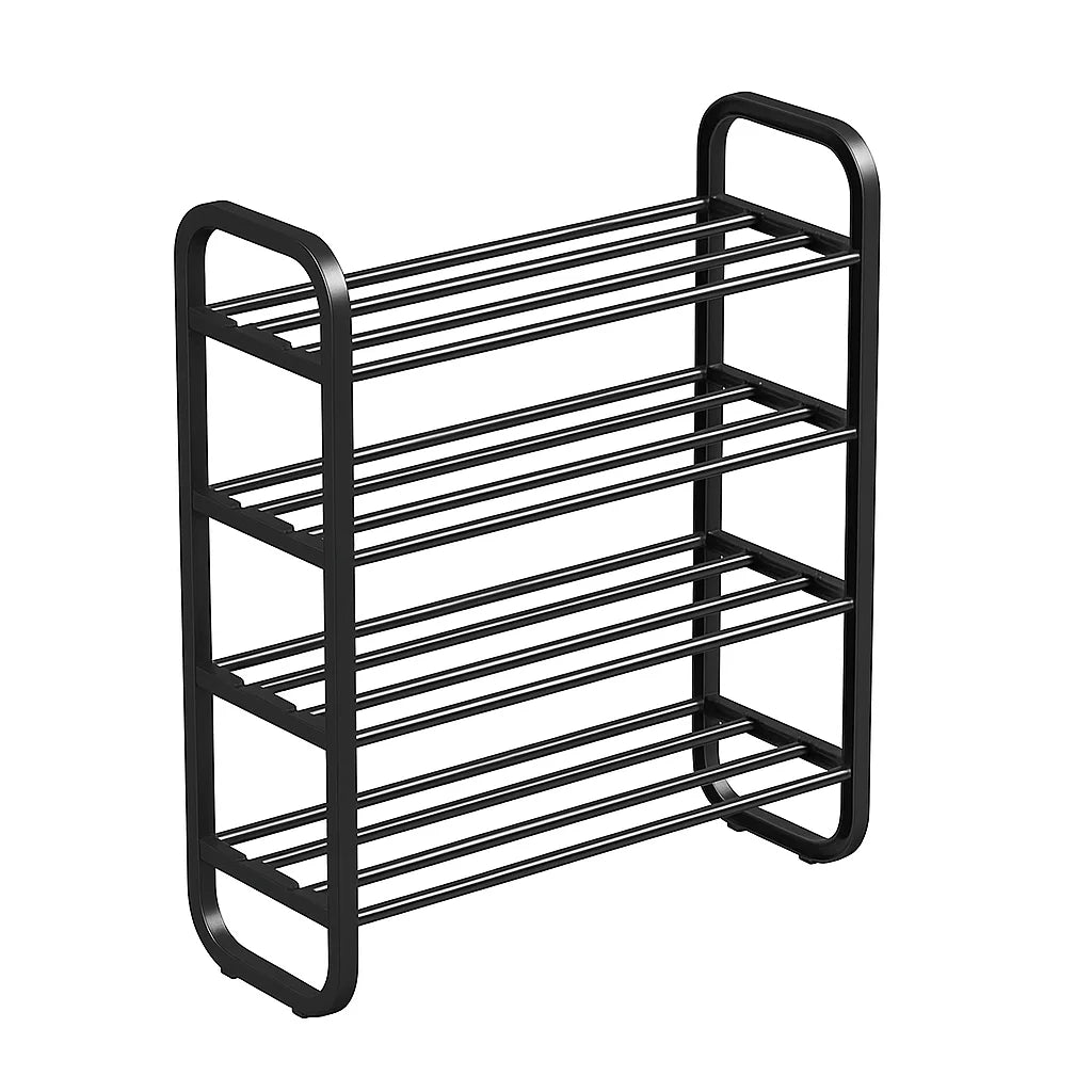 Raft modern pentru pantofi AT PERFORMANCE® – 4 etaje, compact și elegant