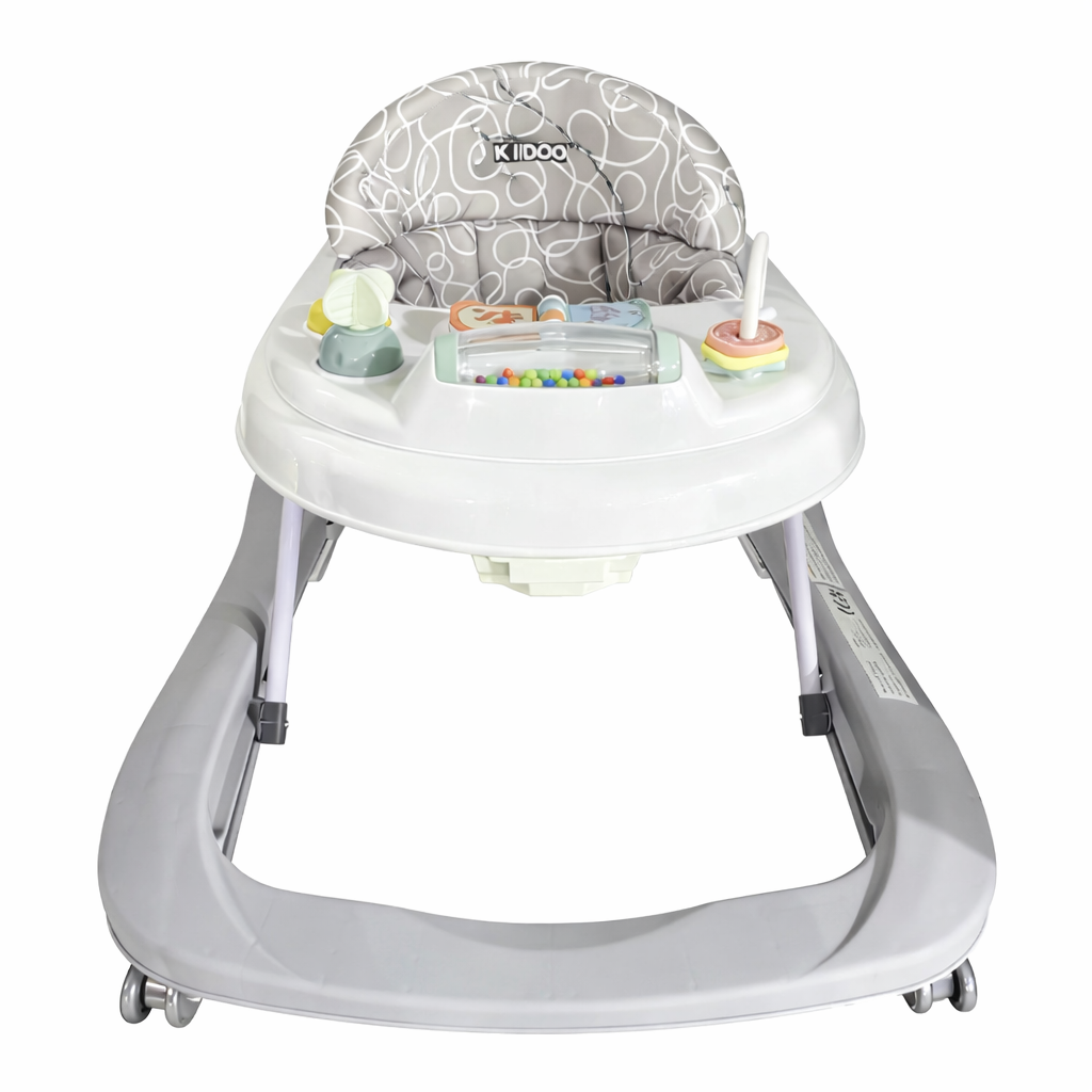Premergător bebe KIDDO Baby Walker W1246UR2, cu jucării și muzică, 6–18 luni, Albastru