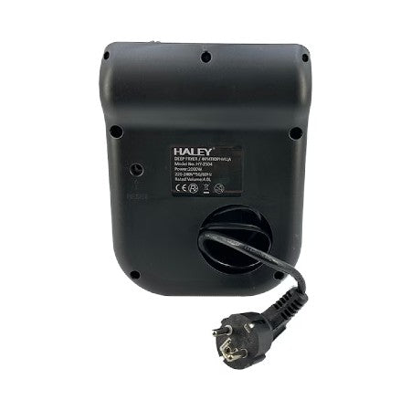 Friteuza Electrica HALEY HY-2504 cu Capacitate de 3L, Termostat Reglabil si Design din Otel Inoxidabil