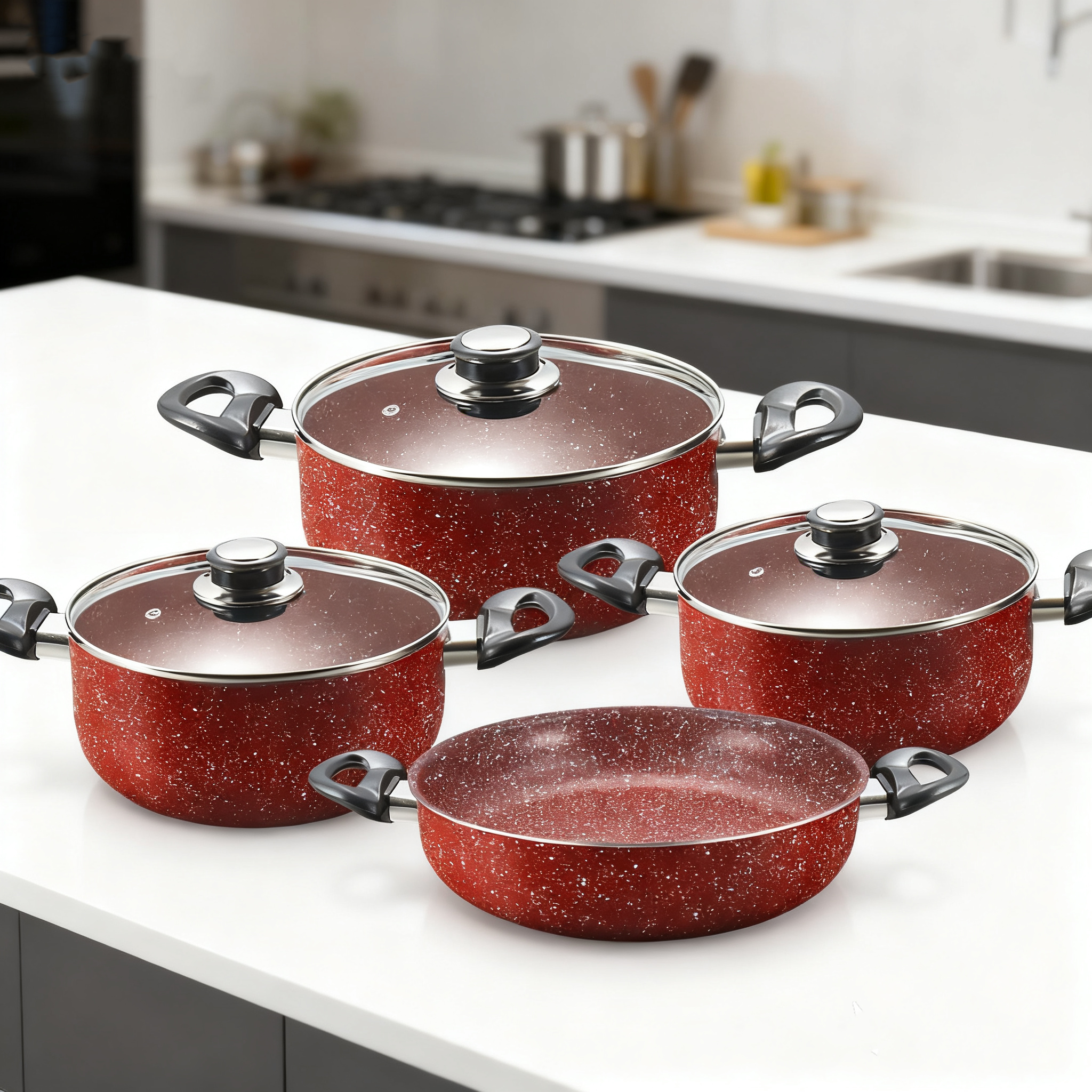 Set oale 7 piese granit