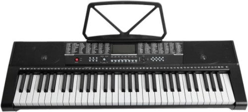 Orga electronica AT PERFORMANCE®, 61 de clape luminate Led MK-2108, Functii invatare, redare USB si Jack, Inregistrare.