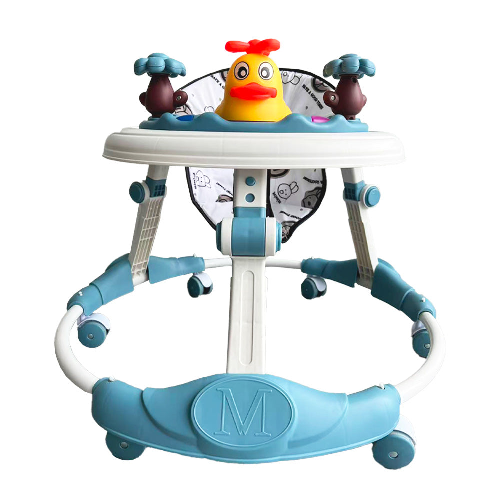 Premergător 3 în 1 pentru Copii AT PERFORMANCE® – Educație, Joacă și Siguranță, Rățușcă Albastru