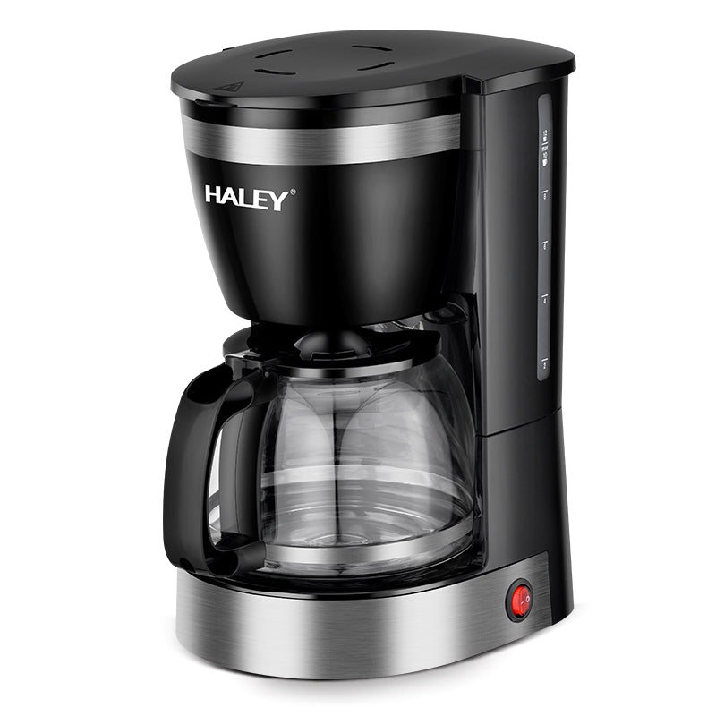 Aparat de Cafea HALEY HY-2808 – 800W, 1.25L, 12 Căni, Sistem de Siguranță, Operare Ușoară