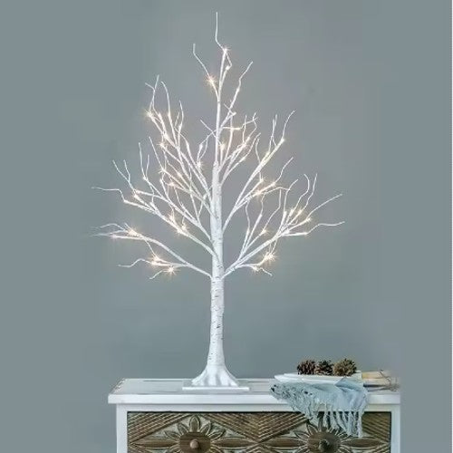 Pom de Craciun cu Lumini LED calde,  60cm