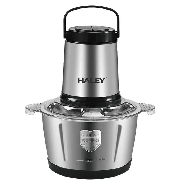 Tocător de alimente HALEY HY-1225 – Putere de 500W și vas de 2L din inox pentru tocare rapidă și eficientă