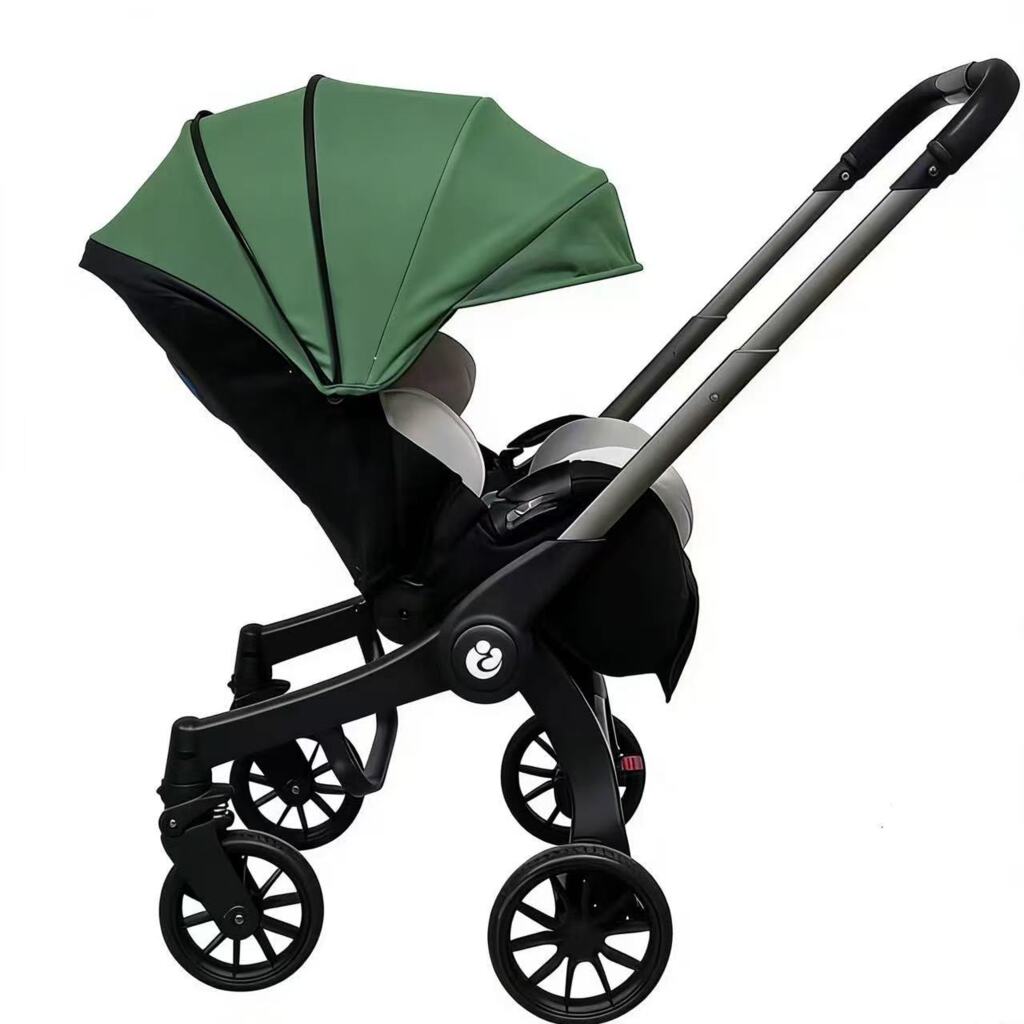 Cărucior Travel  4 în 1 pentru Bebeluși Stroller Plus 2053 – Sistem Multifuncțional, 0-3 Ani