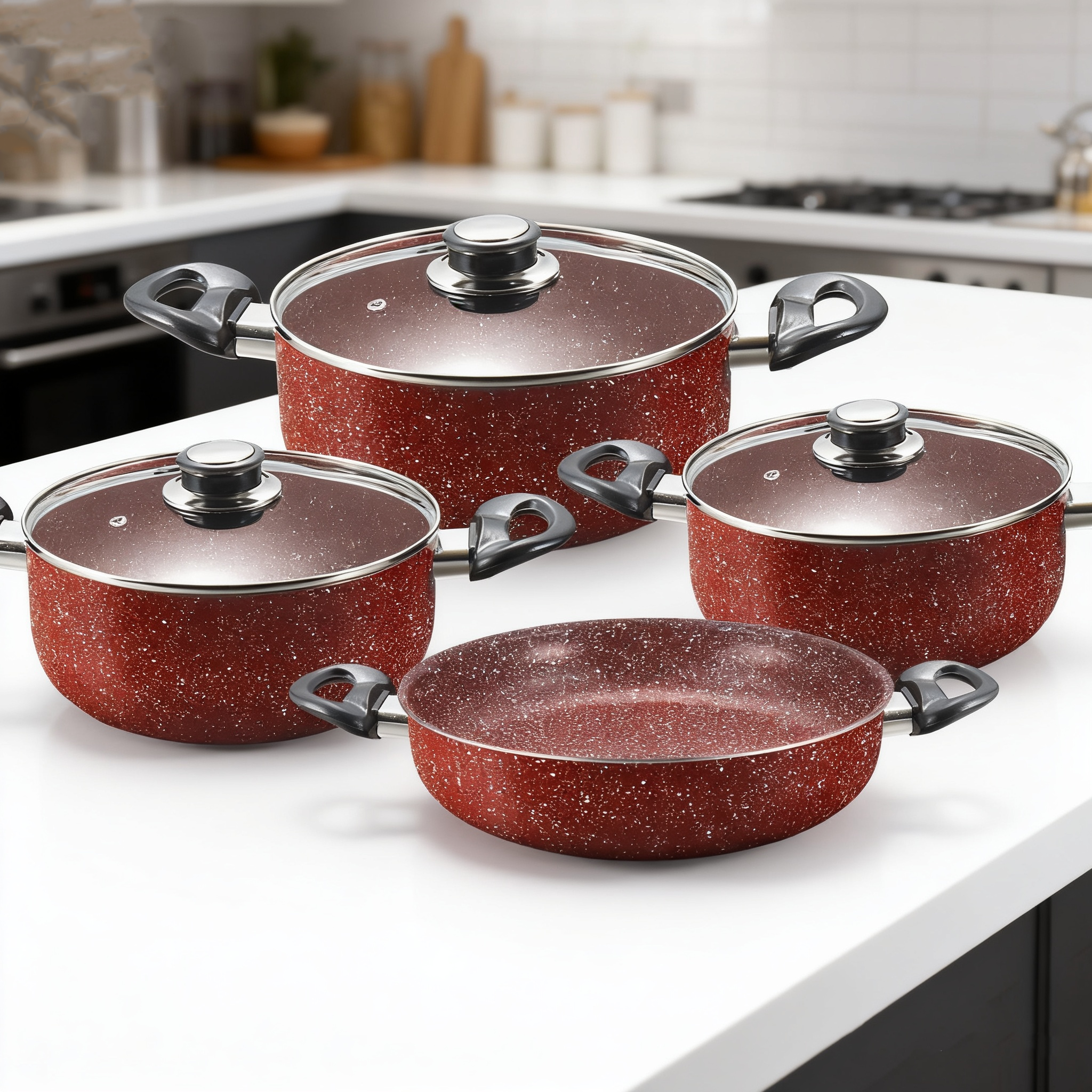 Set oale 7 piese granit