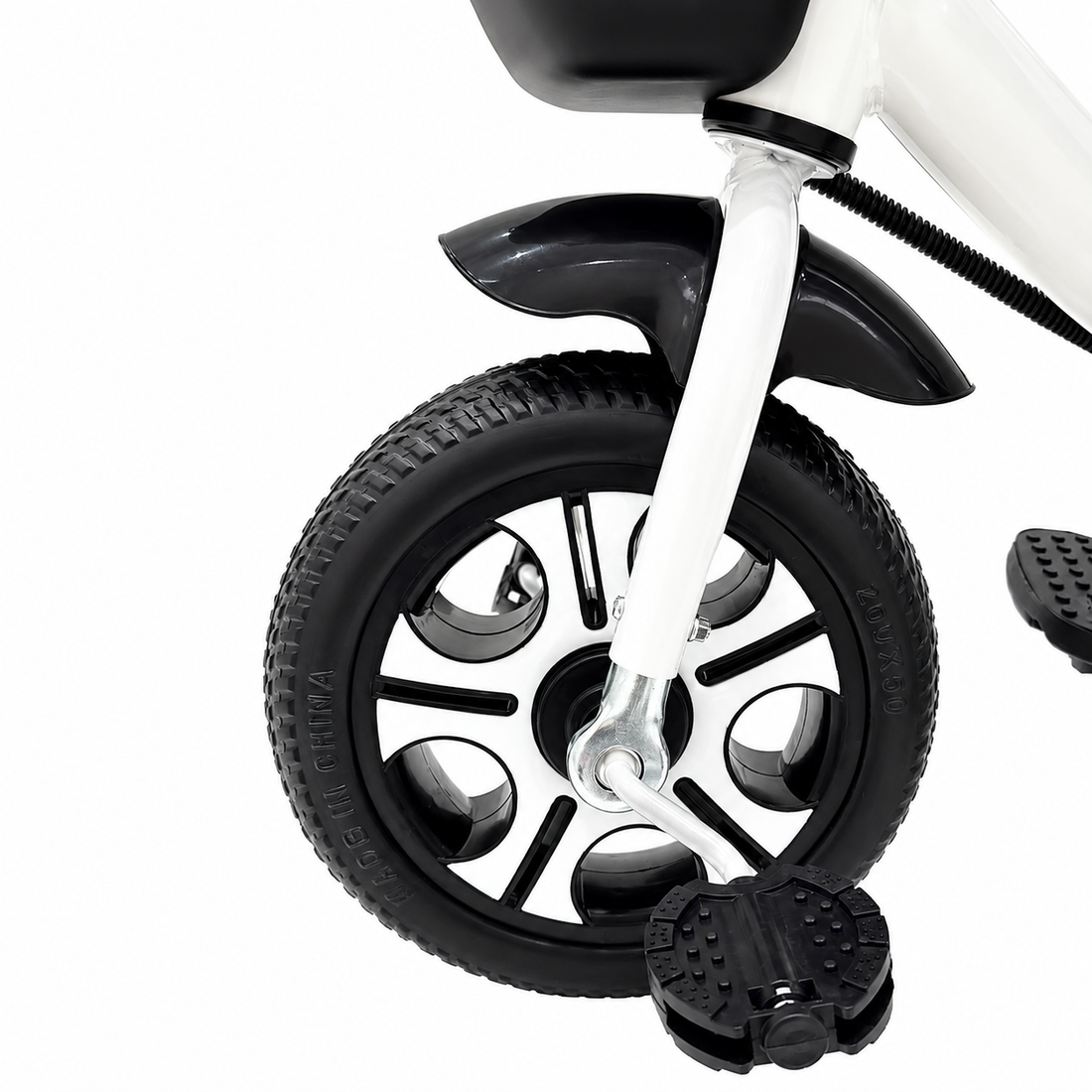 Tricicletă Evolutivă Kiddo KD-X06, Scaun Rotativ 360°, Poziție de Somn, Centură 5 Puncte, Copertină UV, Roți din Cauciuc, 9 Luni – 6 Ani