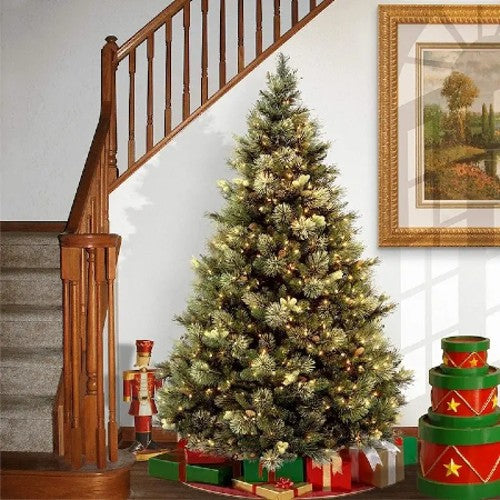 Pachet 2 x rola Instalatie de Craciun Liniara, AT PERFORMANCE®, 8 Jocuri de Lumini Interschimbabile, Alimentare La Priza Pentru Interior/Exterior, Rola 2x  100m, Fir Negru, Alb Cald.