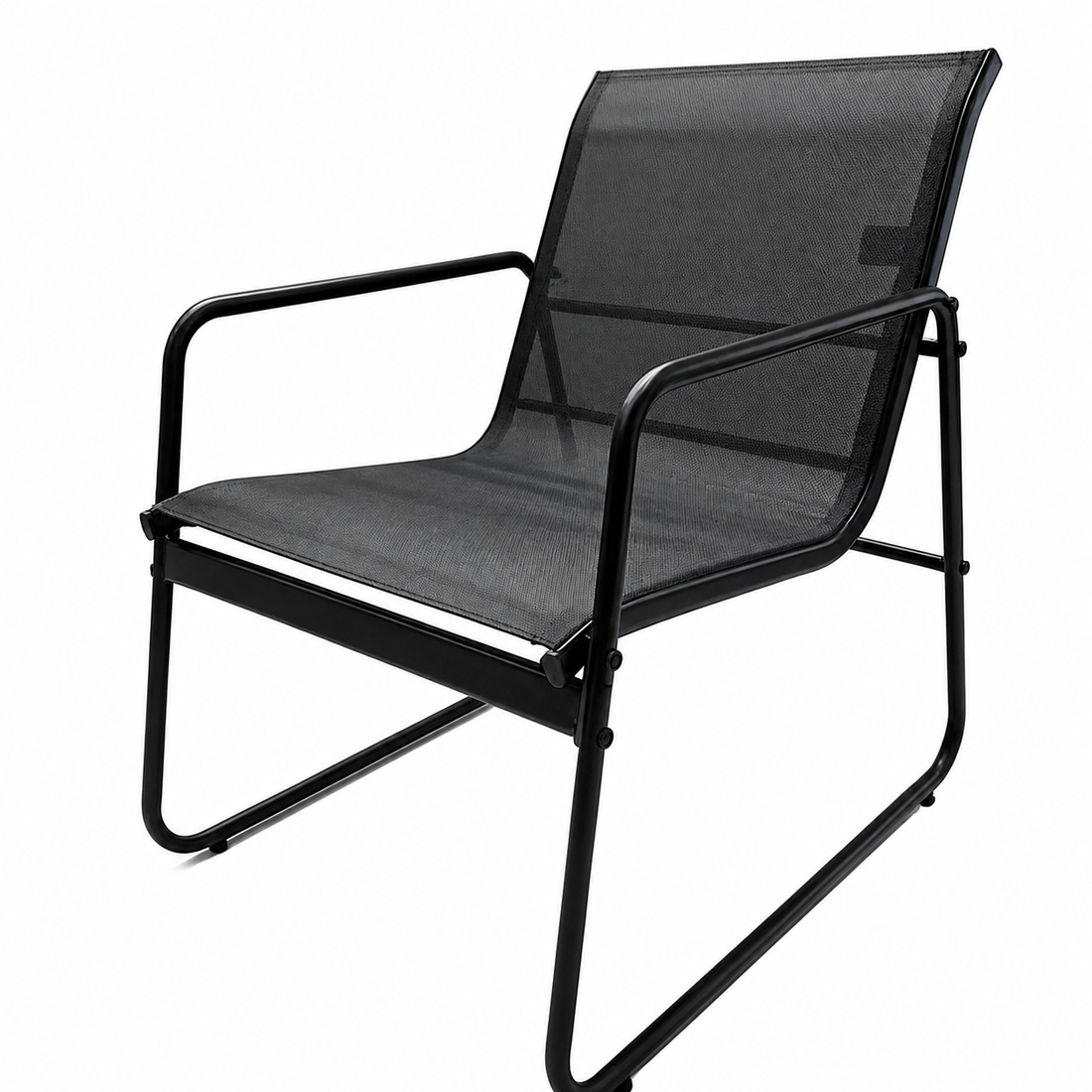 Set Mobilier Grădină AT PERFORMANCE® 4 Piese, Canapea 2 Locuri + 2 Fotolii + Măsuță, Cadru Metalic