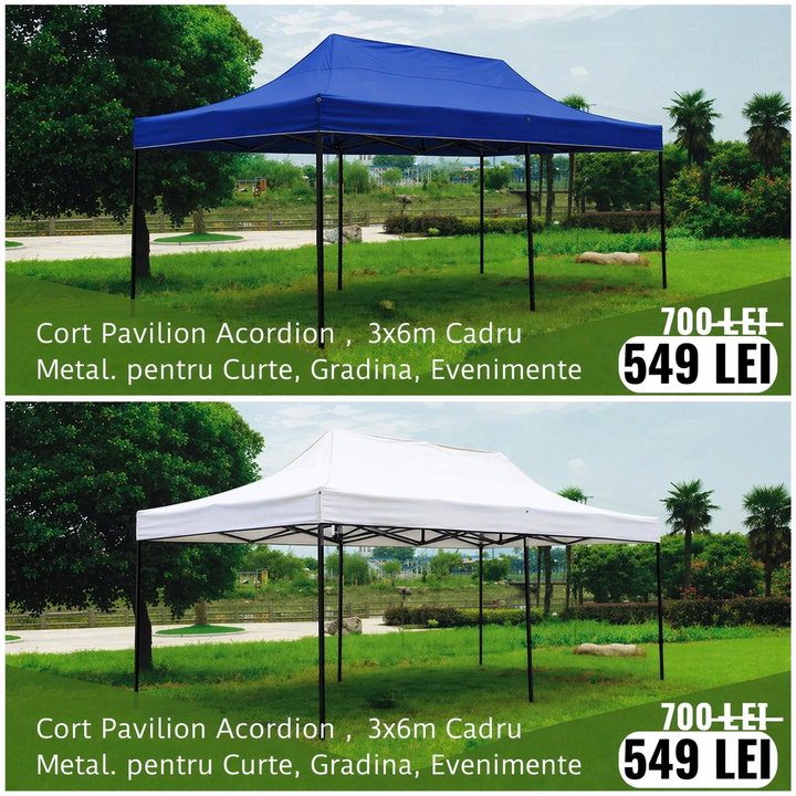 Cort 3x6m Curte, Gradina, Evenimente