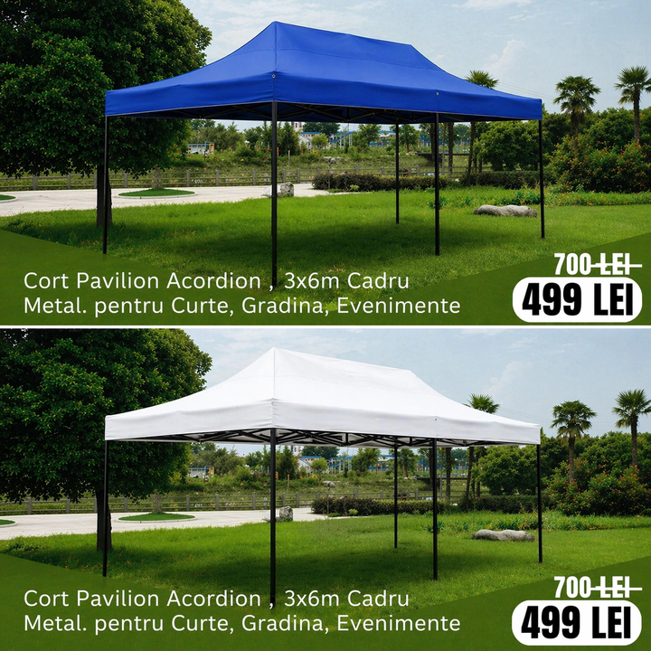 Cort 3x6m Curte, Gradina, Evenimente