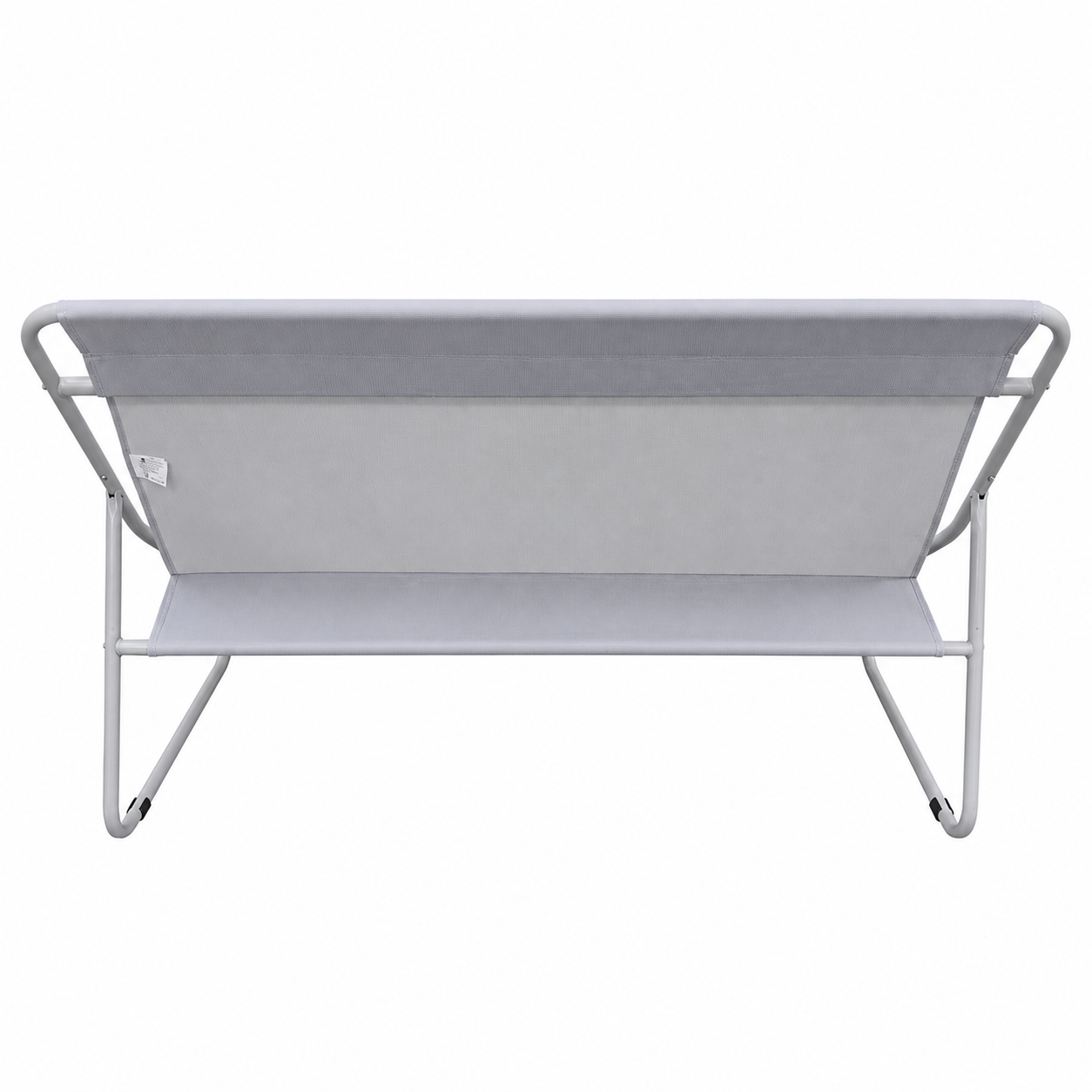 Set Mobilier Grădină AT PERFORMANCE® 4 Piese, Canapea 2 Locuri + 2 Fotolii + Măsuță, Cadru Metalic