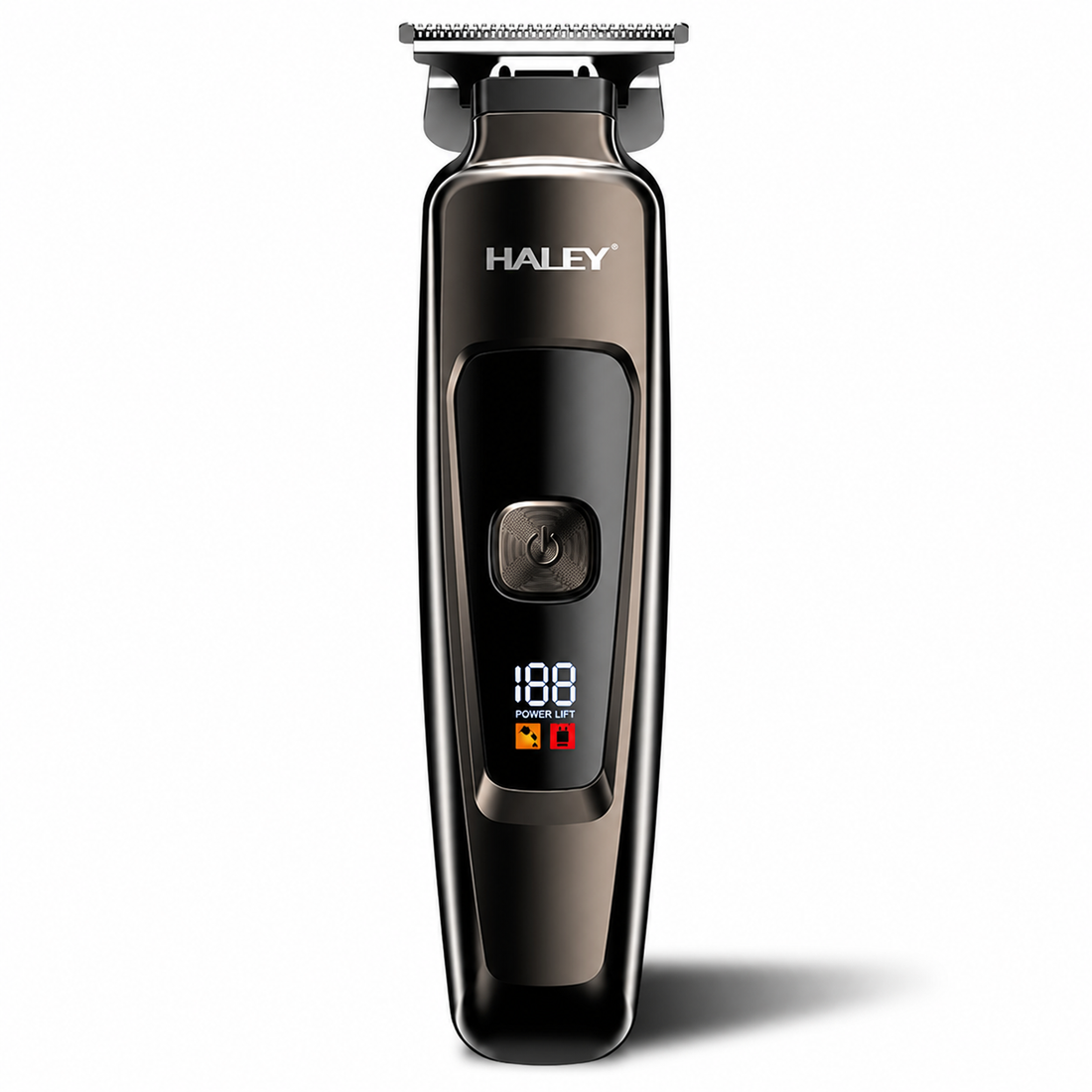 Mașină Profesională de Tuns și Contur HALEY HY-4500, Acumulator 1200mAh, Autonomie 200 Min, Lamă din Oțel, Display Digital, Reîncărcabilă