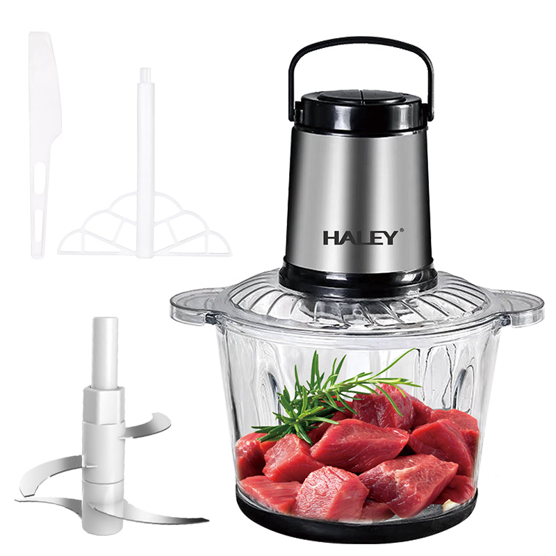 Tocator Electric AT PERFORMANCE® 500W, 4 Lame din Oțel Inoxidabil, Recipient Sticlă 3L, 2 Viteze Reglabile, Design Auriu/Negru