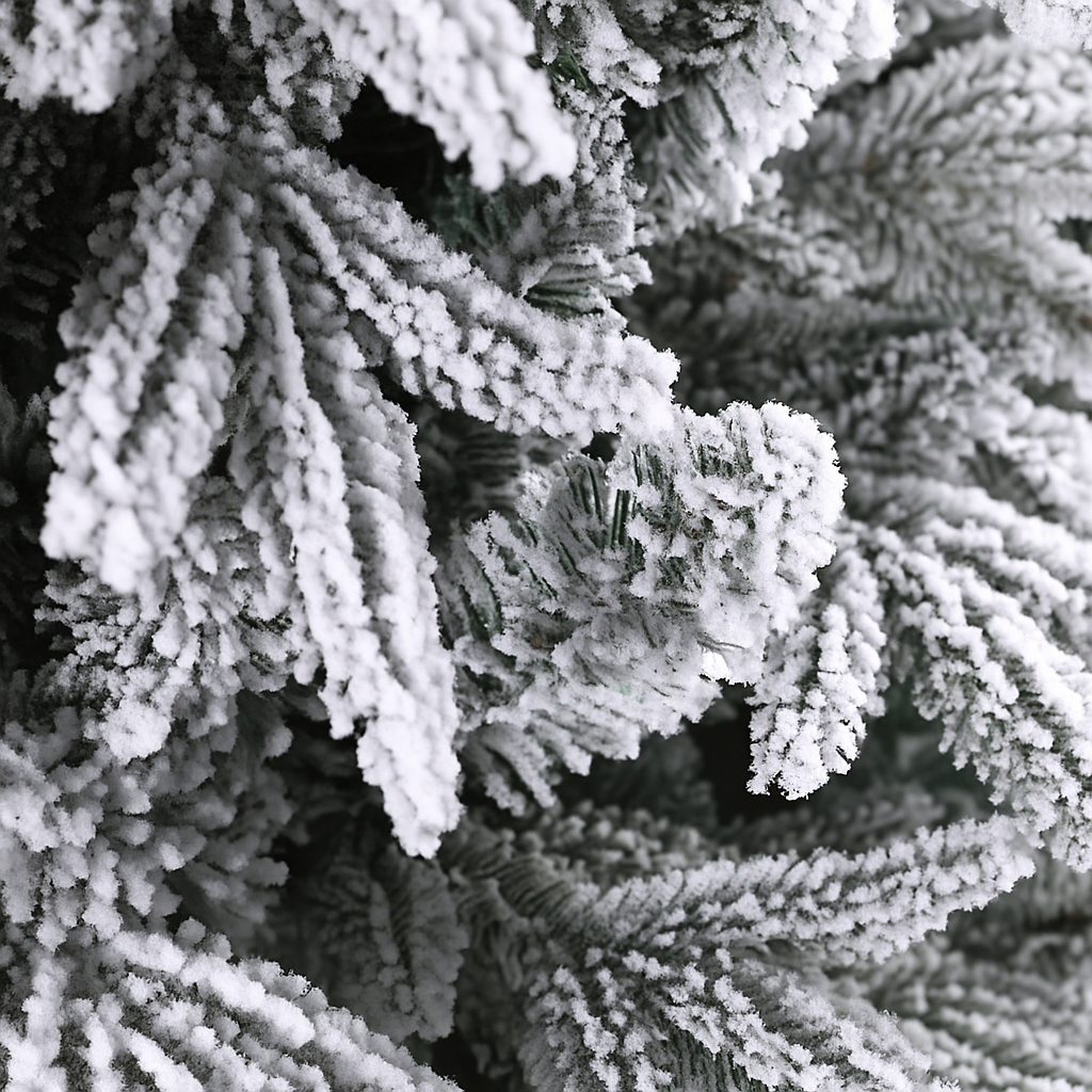 Brad Artificial 3D cu Zăpadă Christmas Tree 2.1 m – 800 Ramuri