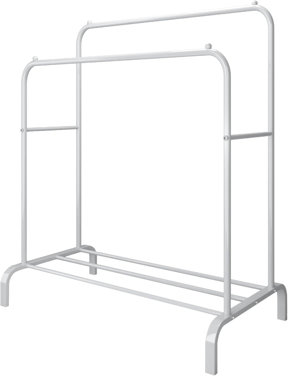 Suport pentru umerase si pantofi, AT PERFORMANCE®, 150 x 110 x 57 cm, Alb