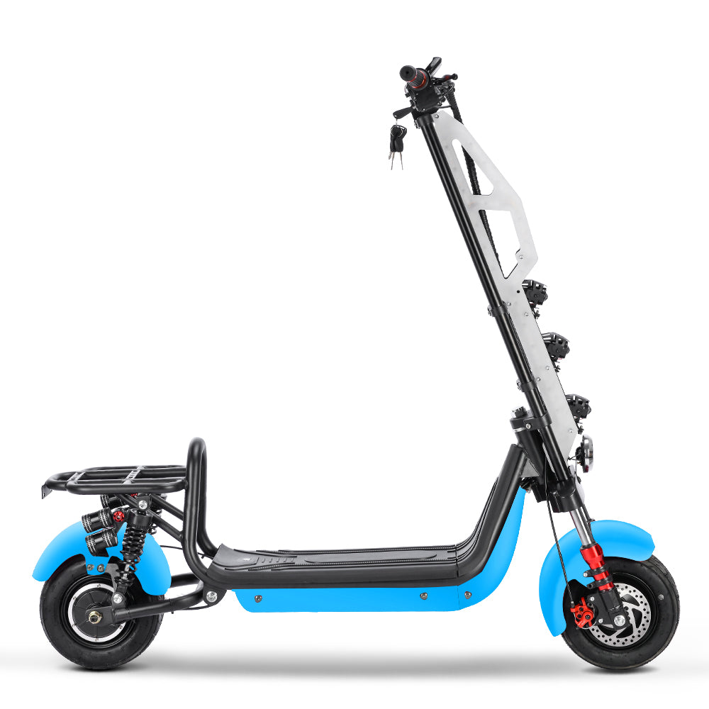 Pachet Premium – Trotinetă Electrică Off-Road, AT PERFORMANCE®, 1000W pliabilă – Viteză 35 km/h, Autonomie 45 km, Baterie 48V, 12Ah + Căști KLGO True Wireless Bluetooth cu Sunet Clar și Autonomie Extinsă