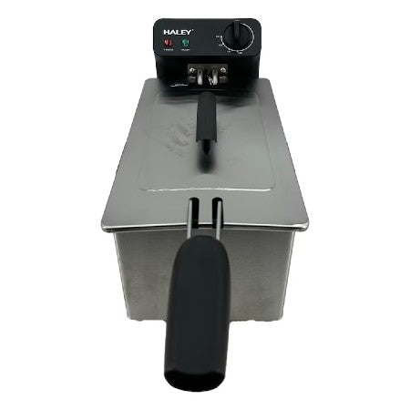 Friteuza Electrica HALEY HY-2504 cu Capacitate de 3L, Termostat Reglabil si Design din Otel Inoxidabil