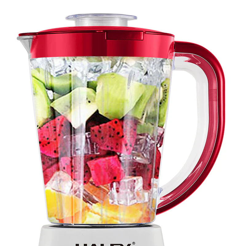 Blender 2 în 1 HALEY® HY-2940, 500W, Capacitate 1.6L, Funcție Ice Crush, Protecție Supraîncălzire, Alb/Roșu