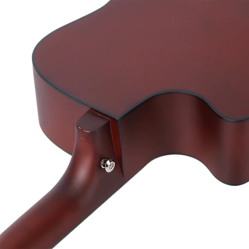 Chitară acustică 4/4 din lemn natural – model clasic sunet cald și clar