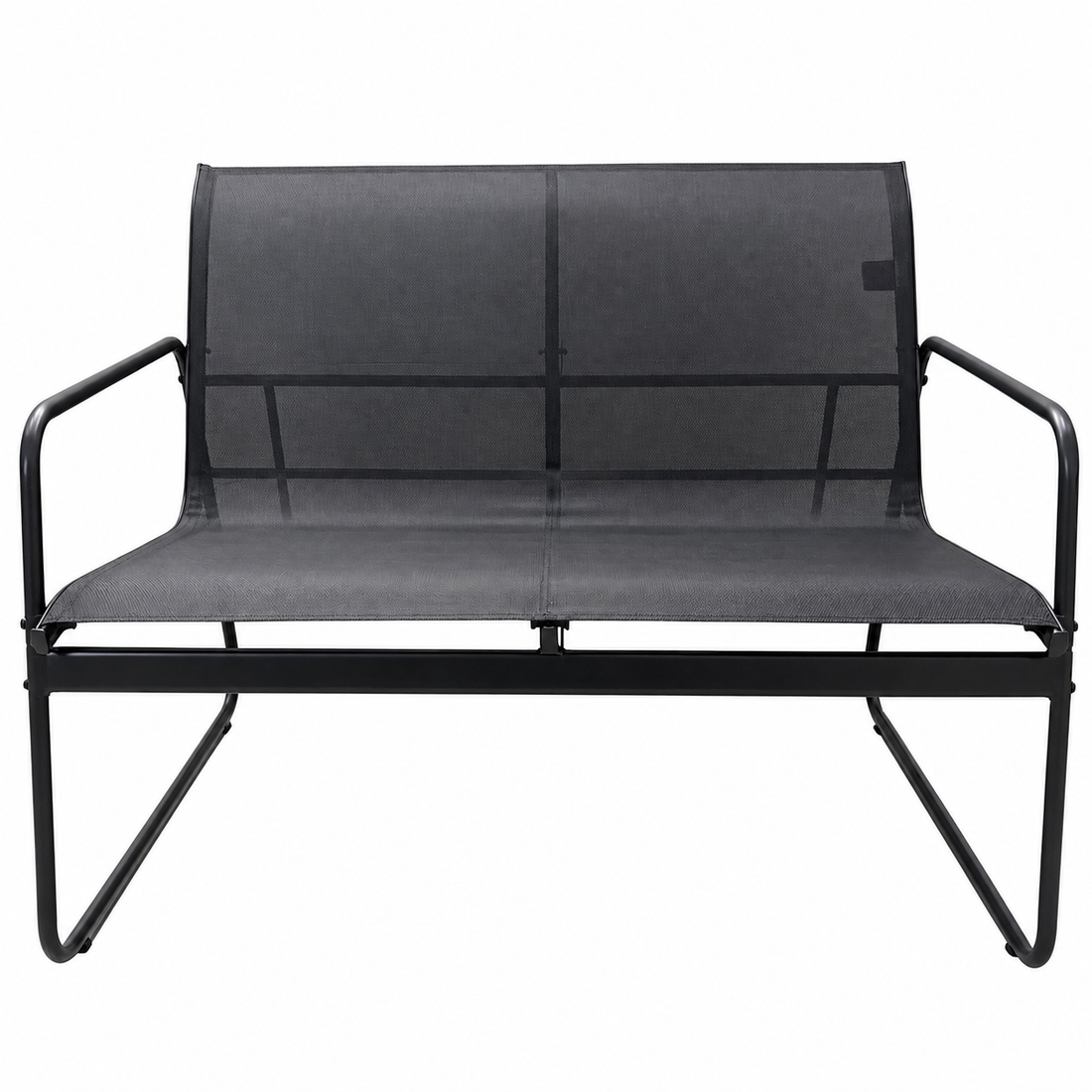 Set Mobilier Grădină AT PERFORMANCE® 4 Piese, Canapea 2 Locuri + 2 Fotolii + Măsuță, Cadru Metalic