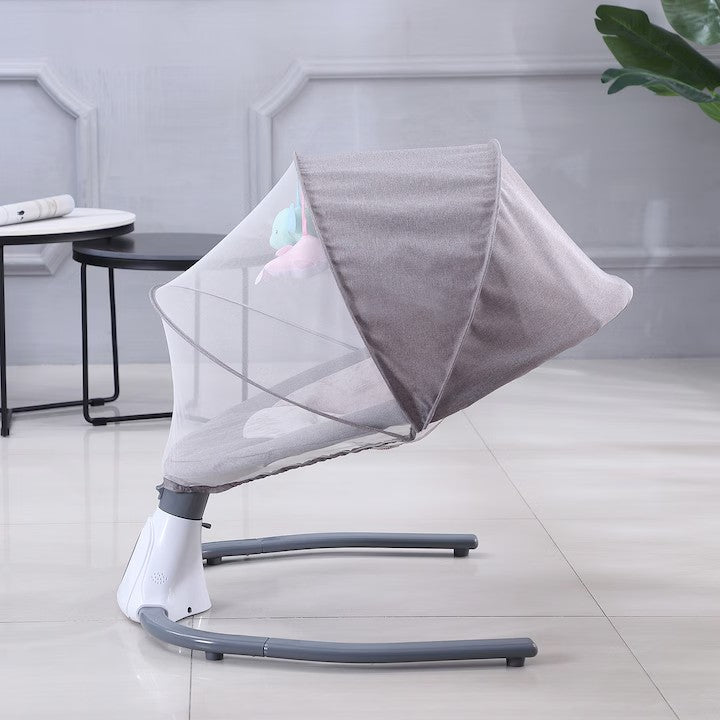 Legan si Balansoar Multifunctional pentru Bebelusi, AT PERFORMANCE®, – Modern, Confortabil si Portabil, Culoare GRI