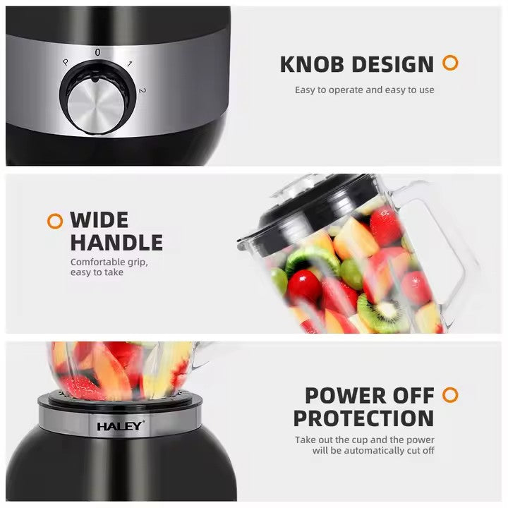 Blender Multifunctionala HALEY ,1200W, 1,8L, Performanta Superioara