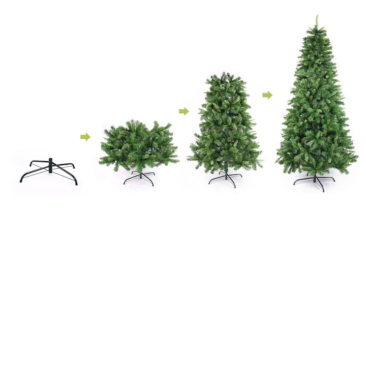 Brad artificial 3D  AT PERFORMANCE®, cu suport metalic, inaltime 180 cm.