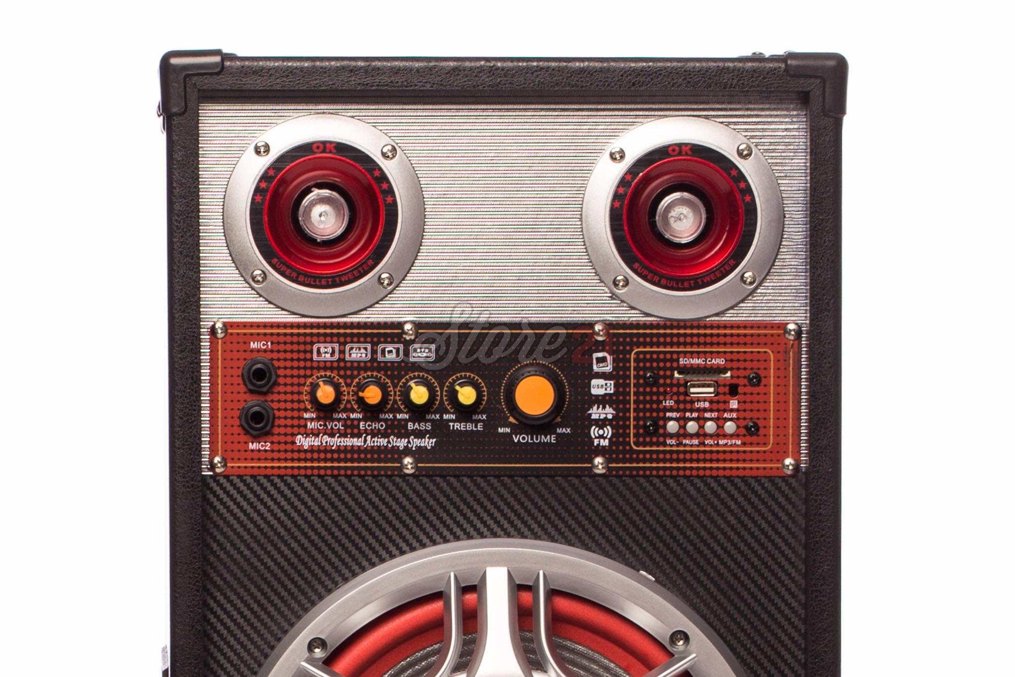 Set Boxe Active 620 , 650W ,Telecomanda,  Bluetooth ,Radio, Usb ,SD Card, 4 Subwoofere De 10 Inch