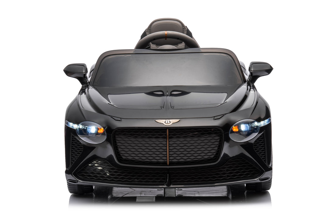 Mașinuță electrică copii Bentley Bacalar oficial licentiat, Kidoo, 12V, 2 motoare, telecomandă 2.4G, LED, USB, Bluetooth, 3-8 ani