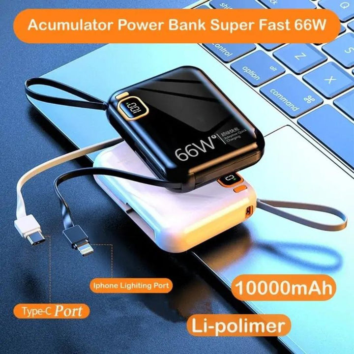 Baterie Externa Power Bank 66W Super Fast PD 10000mAh