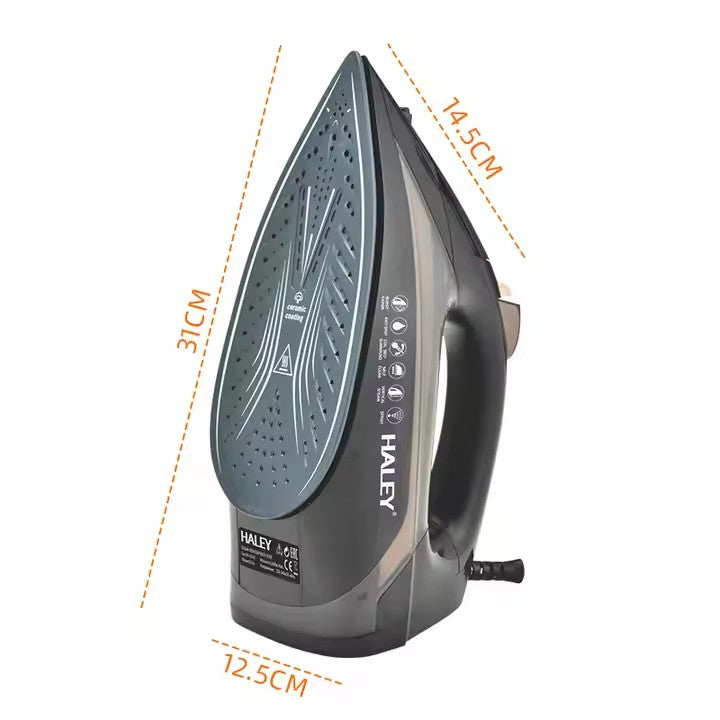 Fier de Călcat Electric HALEY 2200W, Mic Portabil de Înaltă Calitate, cu Abur, Puternic pentru Hoteluri