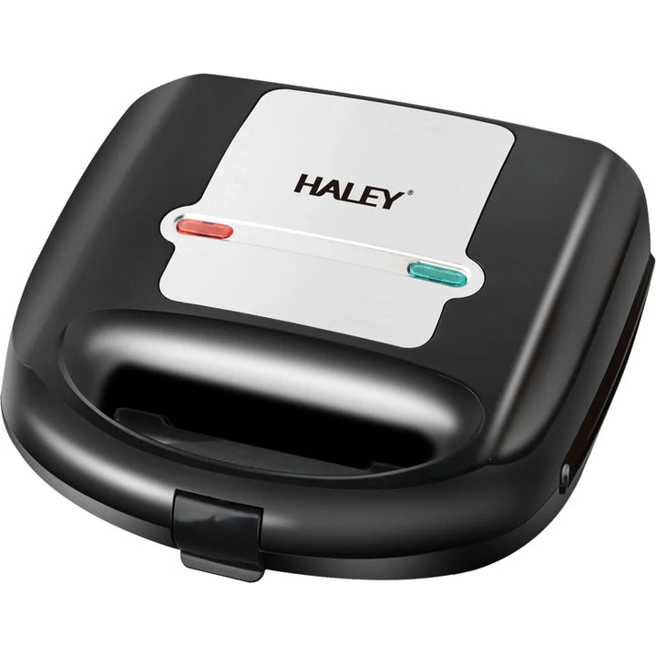 Sandwich Maker 3 în 1 HALEY® HY-1036, Plăci Interchangeabile, Grill și Waffle, Putere 750W, Design Compact, Negru