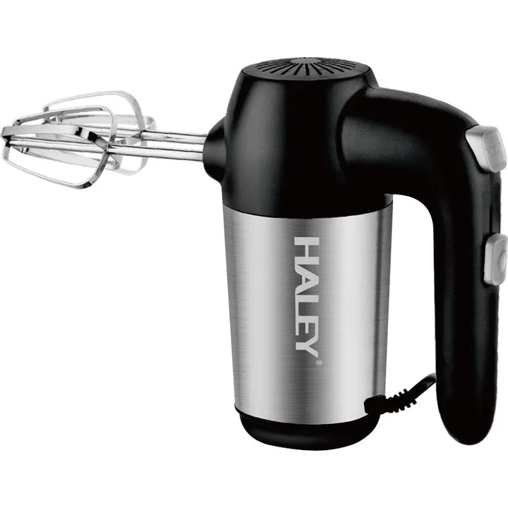 Mixer de Mână din Inox HALEY 500W – 5 Viteze, Motor Puternic, Accesorii pentru Gătit Profesional