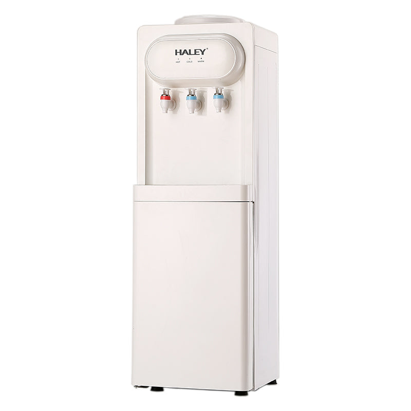 Dozator de Apă HALEY cu Compresor, Apă Caldă și Rece, 550W/95W, Inox, Protecție Copii, Alb