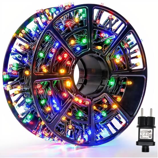 PACHET 2X Role Instalatie de Craciun Liniara 2x50M, AT PERFORMANCE®, 8 Jocuri de Lumini