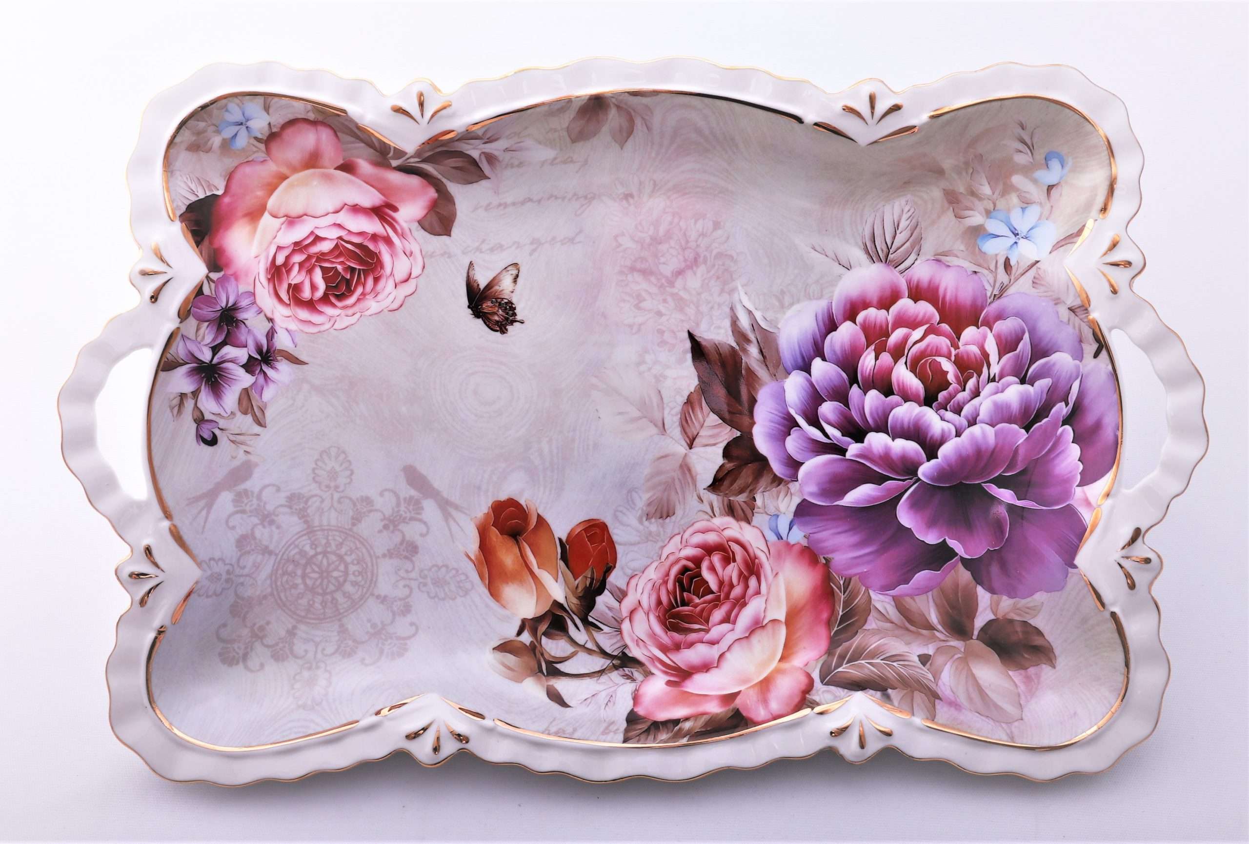 Tava de ceramica cu manere,