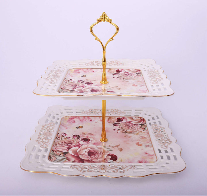 Etajera cu 2 platouri