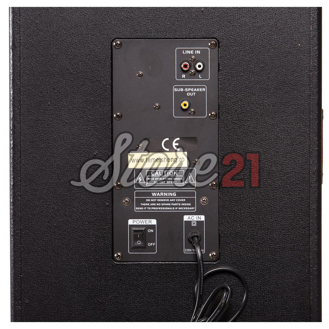 Set Boxe Active  TEMEISHENG 2308 , 650W , Bluetooth ,Radio, Usb ,SD Card,Microfon Cu Fir