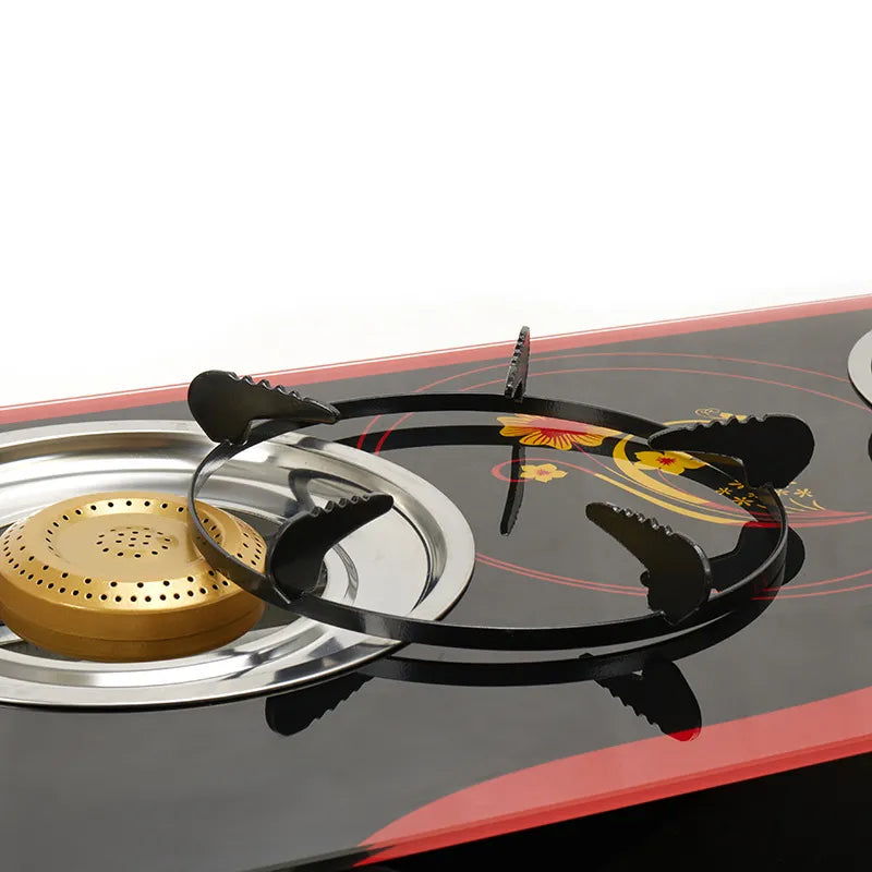 Aragaz Portabil cu 3 Arzătoare, AT PERFORMANCE – Aprindere Automată, sticlă temperată cu model variabil, protecție și eficiență energetică Clasa A