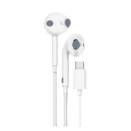 Căști In-Ear cu Microfon și Control Integrat, Conector Type-C, 1.3m – Sunet Hi-Fi, Compatibile Android &amp; Huawei