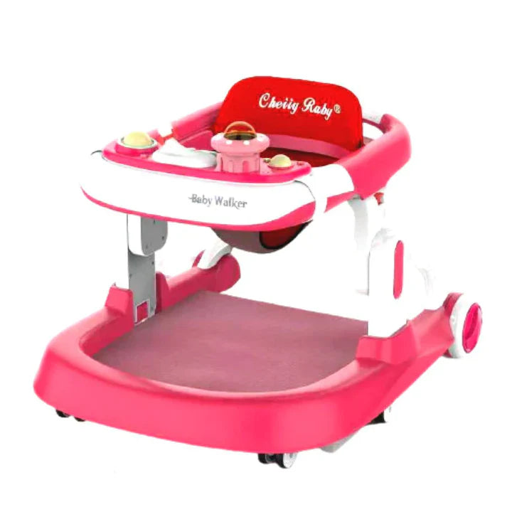 Premergator ,si Antemergator, 3 in 1,AT PERFORMANCE®,functie si de scaun de masa, reglabil pe inaltime, cu roti de silicon,muzical,Negru/Gri.