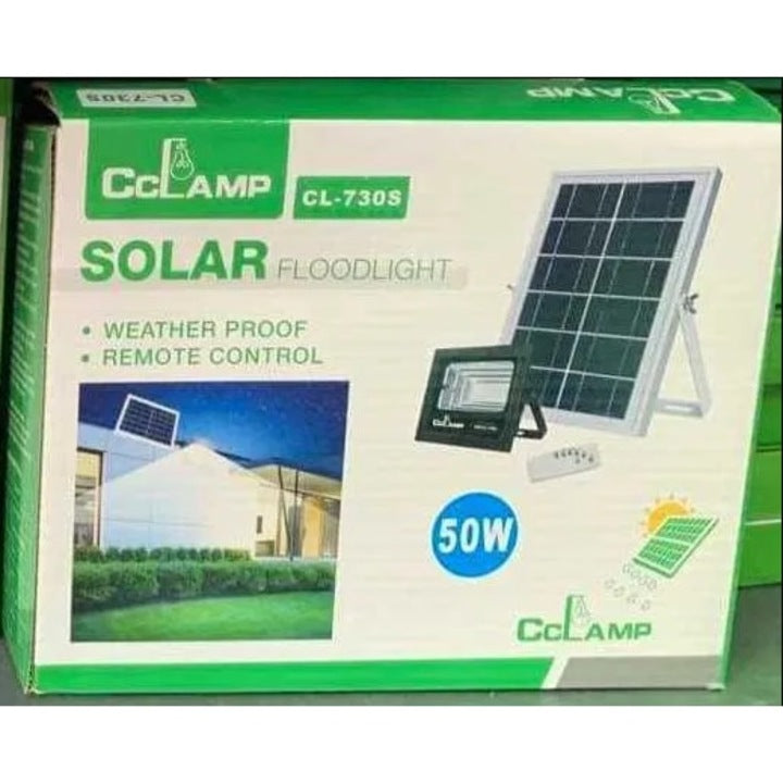 Proiector LED AT PERFORMANCE®, cu panou solar de  50W.