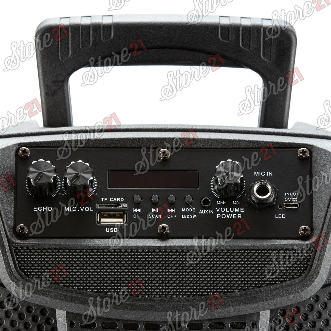 Boxa Activa Portabila XXL 208, 300 W, 2 Subwoofere De 8 Inch , USB, Radio, Blueooth , Microfoan CU Fir+ Castii wireless I12!