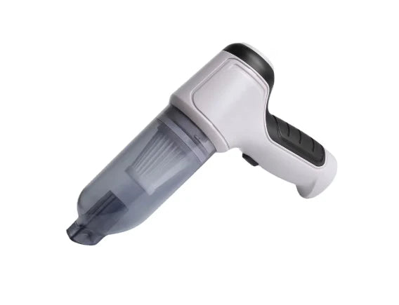 Aspirator portabil At Performance, pentru masina cu baterie litiu 2000mAh, fara fir, de mare putere, aspirare umeda si uscata, aspirare si suflare, 120w, gri