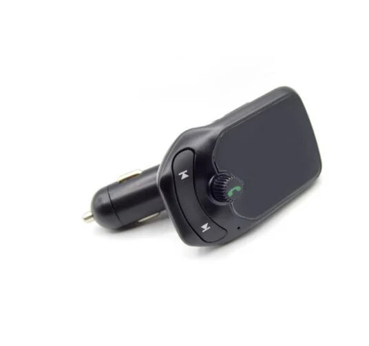 Modulator Auto FM, Bluetooth, 2 x Porturi USB, Micro SD, Ecran LED, MP3 Player Multifunctional, Wireless A32, Negru, ABS, Handsfree