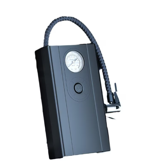 Pompa aer electrica, AT PERFORMANCE®, tip mini, compresor auto, maxim 10 BAR, 150 psi, 120W, cablu 15cm, alimentare la mufa auto, negru