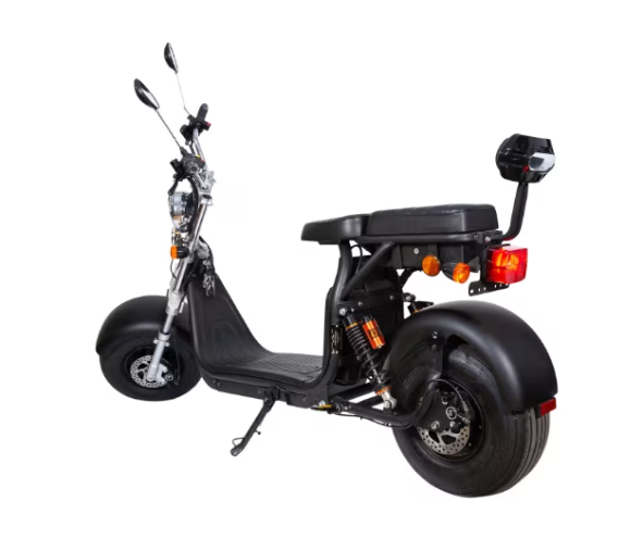 Scuter Electric 2 Persoane, Viteză Limitată 25 km/h – Fără Permis, Motor 1500W, Baterie 20Ah, Suspensie Hidraulică, COC Inclus